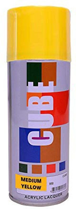 Savgyan All New Multi Purpose Spray Paint Yellow Color 400 ml Matte Finish Pack Of 1 Medium Yellow Spray Paint 400 ml  (Pack of 1)