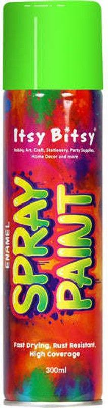 ITSY Bitsy Spray Paints gloss Finish Green Spray Paint 300 ml  (Pack of 1)
