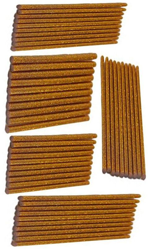 NBS 50 Golden Glitter Glue Stick 11mm for 40W glue gun Adhesive  (50 g)
