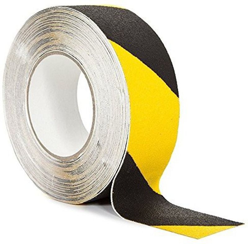 nataliee Anti Skid Anti Slip Tape (Yellow-Black Zebra, 25 mm x 5 meter ) 5 m Anti Slip Tape  (Yellow Pack of 1)