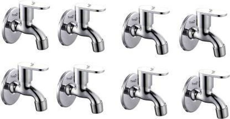 Prestige SS Opal Bib Cock With Wall Flange-Pack Of 8 Faucets Bib Tap Faucet  (Wall Mount Installation Type)