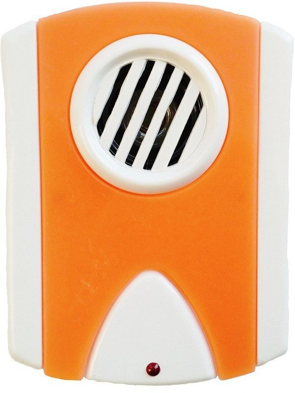 WiTE The Right Choice - Electronic Mini Panchi Bird Sound Bell with L.E.D - Glossy Finish - Double Color, Plastic - 1 Piece Wired Door Chime