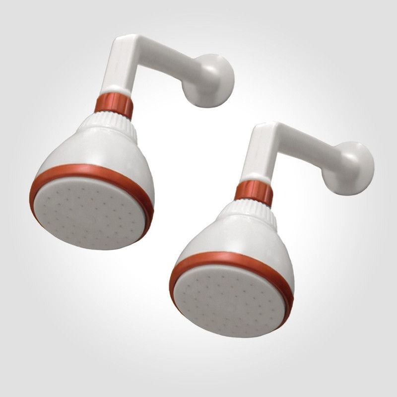 RAFAYA Shower Head Round(Set Of 2) With 9 Inch Arm Shower Head