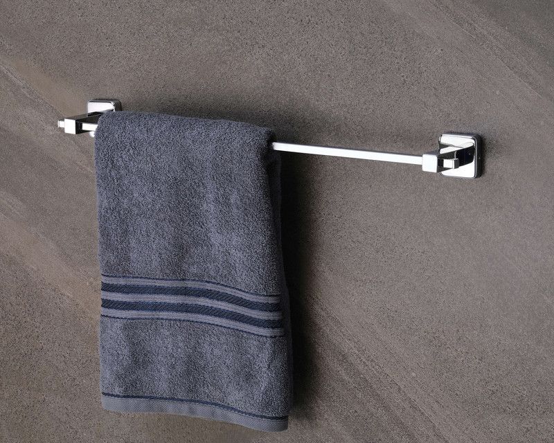Sri Adidev Towel Rod Deluxe 24 Inches Steel Towel Holder  (Stainless Steel)