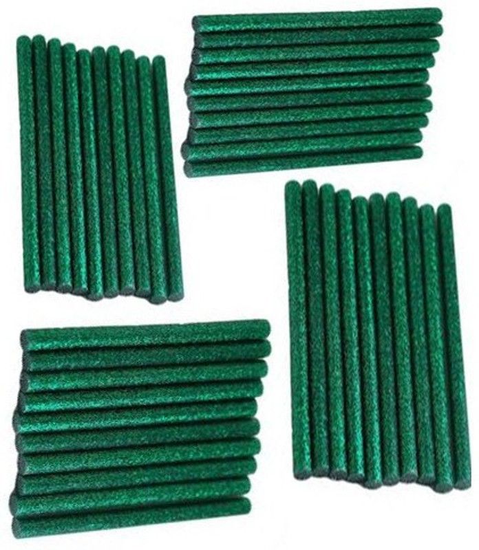 NBS 40 Green Glitter Glue Stick 11mm for 40W glue gun Adhesive  (40 g)
