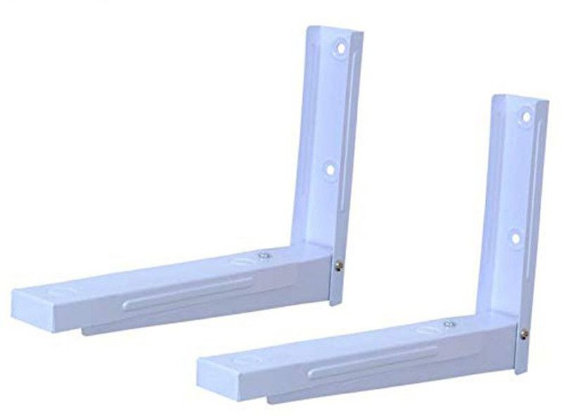 Avekin Strong and Heavy Universal Foldable White Stretch Shelf/Rack/Wall Mount/Bracket for Microwave Oven OTG (White, Pack of 1) 12 inch - 18 inch Shelf Bracket  (Iron)