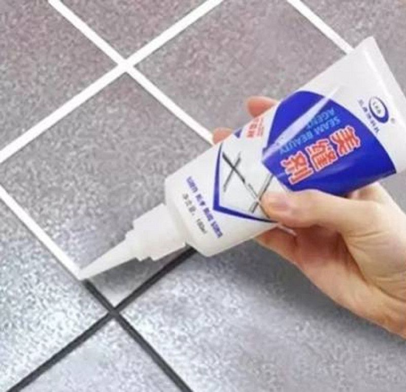 IKK TRADERS Tiles Gap Filler Waterproof Grout Sealant Agent_1Pck_82 Crack Filler  (180 ml)