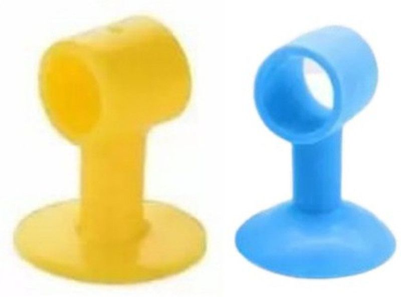 FLIKLICK FLIK000008MD Wall Mounted Door Stopper  (Yellow)