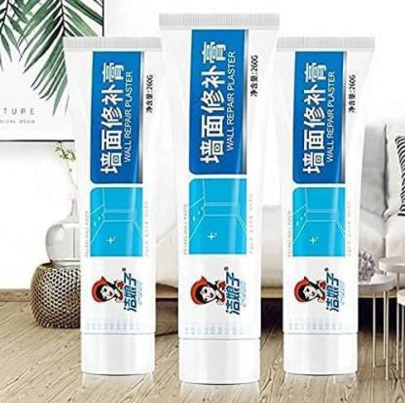 HPENTERPRISE Wall Repair Plaster Tube, Wall Crack Repair, Waterproof Wall Repair Cream, Agent Quick & Easy Solution to Fill The Holes for Home Wall, Plaster,Wood Scratch (750G) Adhesive  (750 g)