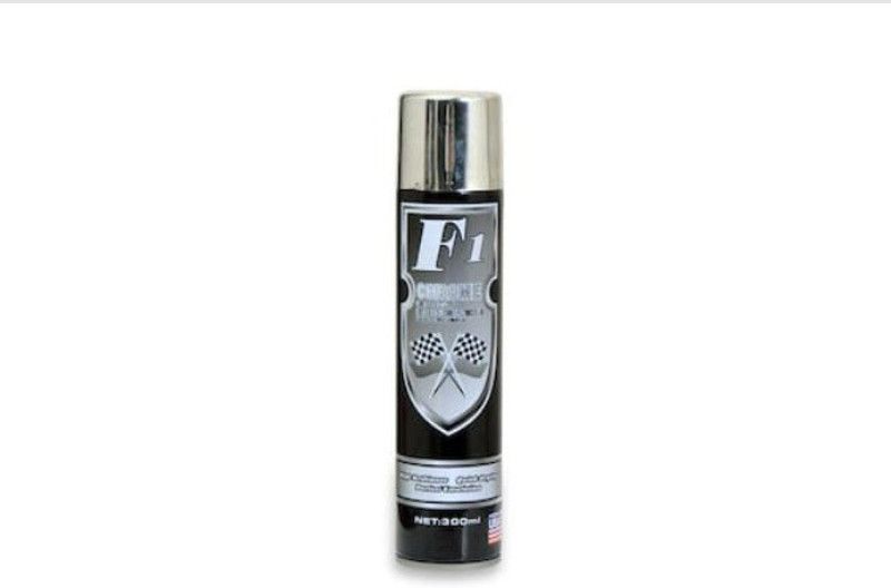 F1 Chrome silver Spray Paint 300 ml  (Pack of 1)