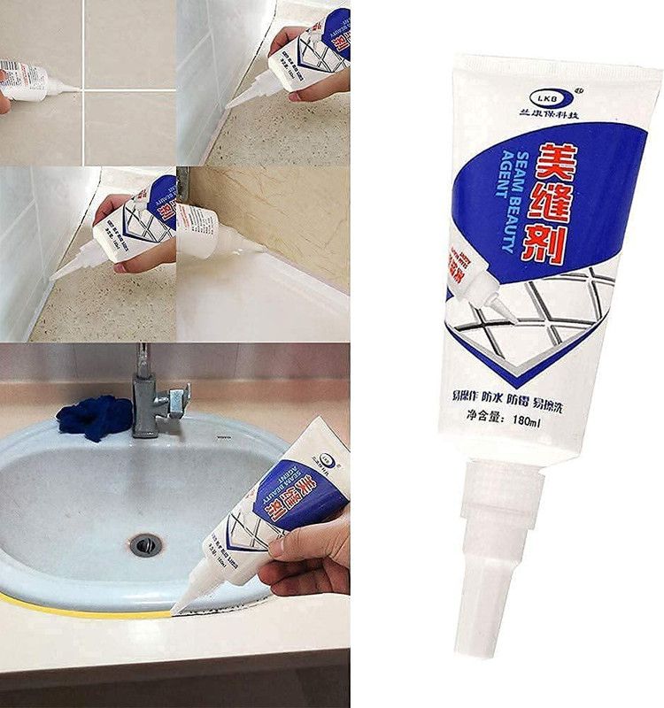 silverwyn Waterproof Tile Gap/Crack/Grout Filler Water Resistant Silicone Crack Filler Crack Filler  (180 ml)