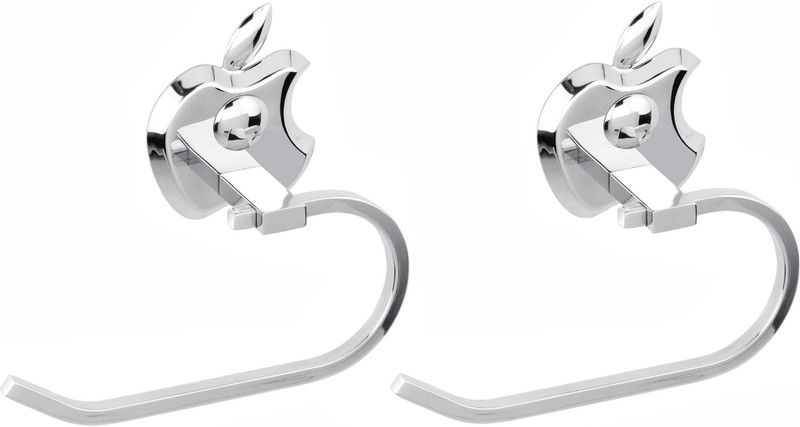 Easyhome Furnish Stainless steel heavy Towel ring Towel holder Towel rod for wash basin Towel hanger Cloth hanger Napkin ring Bathroom accessories Modern Bath Towel Stand Cloth stand for bathroom 10 inch 1 Bar Towel Rod  (Stainless Steel Pack of 2)