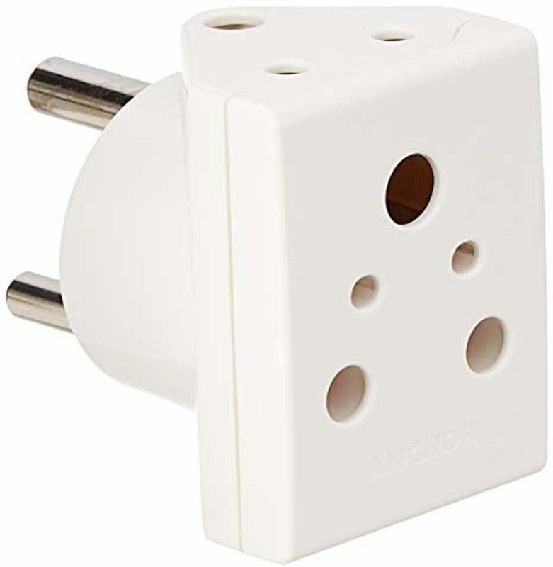 Suck 2491 Three Pin Plug  (White)