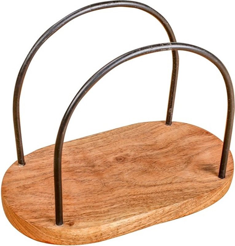 WINLAY Wooden, Iron Toilet Paper Holder