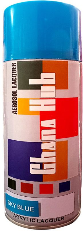GHANA HUB PREMIUM CUBE F1 SINGLE SKY BLUE Spray Paint 450 ml  (Pack of 1)