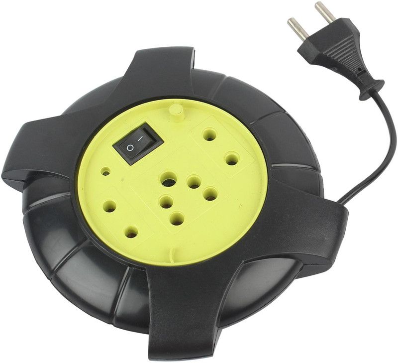 MOZZBY 3 Port Extension Board with Switch (Black) 3 Socket Extension Boards  (Black, Green, 3 m)