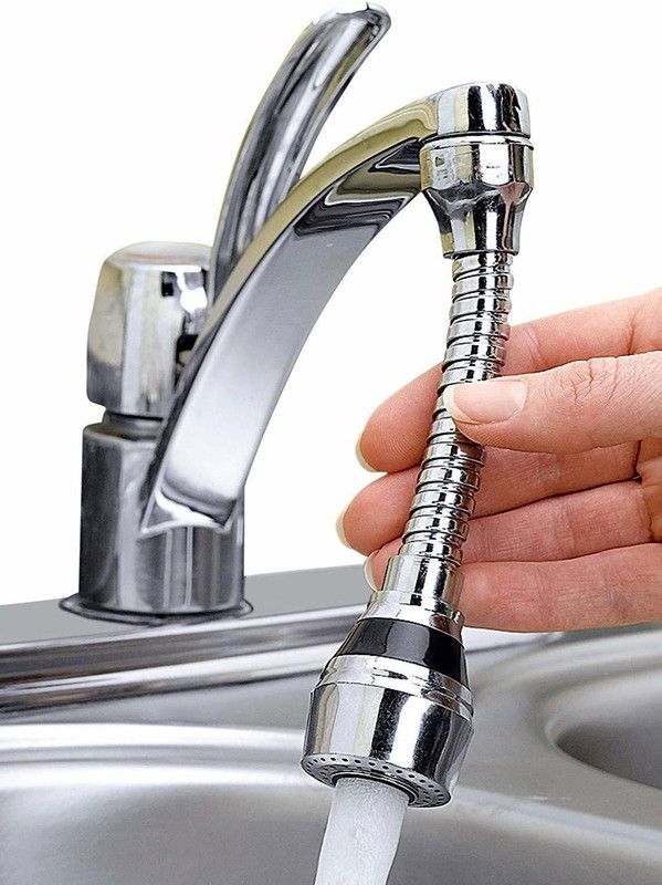 Riddhi Enterprise 360 Degree Rotating Water-Saving Sprinkler and Faucet (6 Inch) Faucet Shower Rise  (Push On)