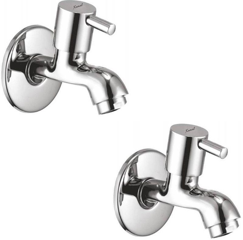 KAMAL Bib Cock - Elite (Set of 2) Nozzle Cock Faucet  (Wall Mount Installation Type)