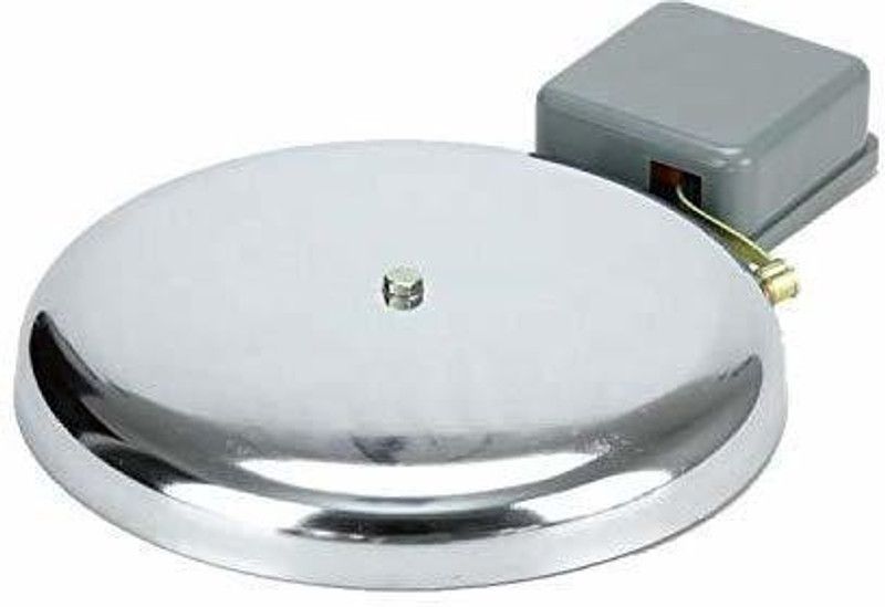 DRMS STORE Metal Huge 225 mm 12 inch Electric Gong Bell Industrial School College Factory Bell Wired Door Chime Wired Door Chime
