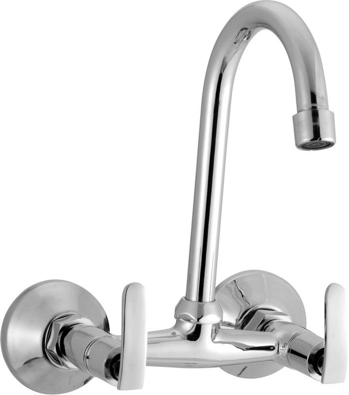 LOGGER - Kitchen Sink Mixture with wall flange (L20010111A) Spout Faucet  (Wall Mount Installation Type)