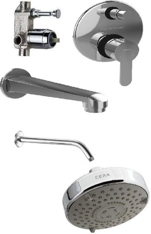 CERA Complete Concealed Diverter Set368473646 Basin Mixer Faucet  (Wall Mount Installation Type)