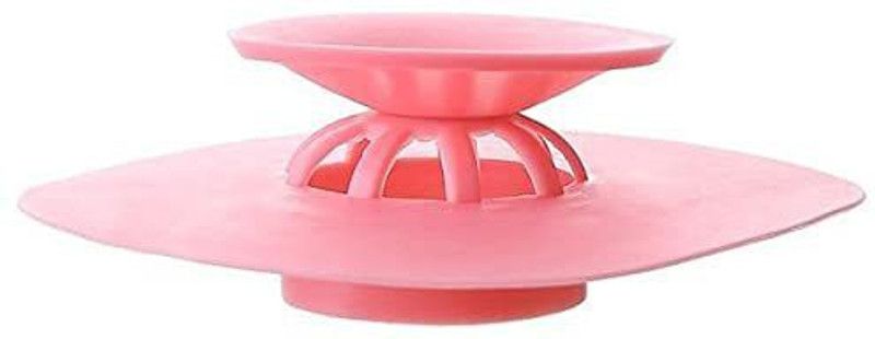 Freshome Kitchen Sink Plastic Push Down Strainer  (6 cm Set of 1)
