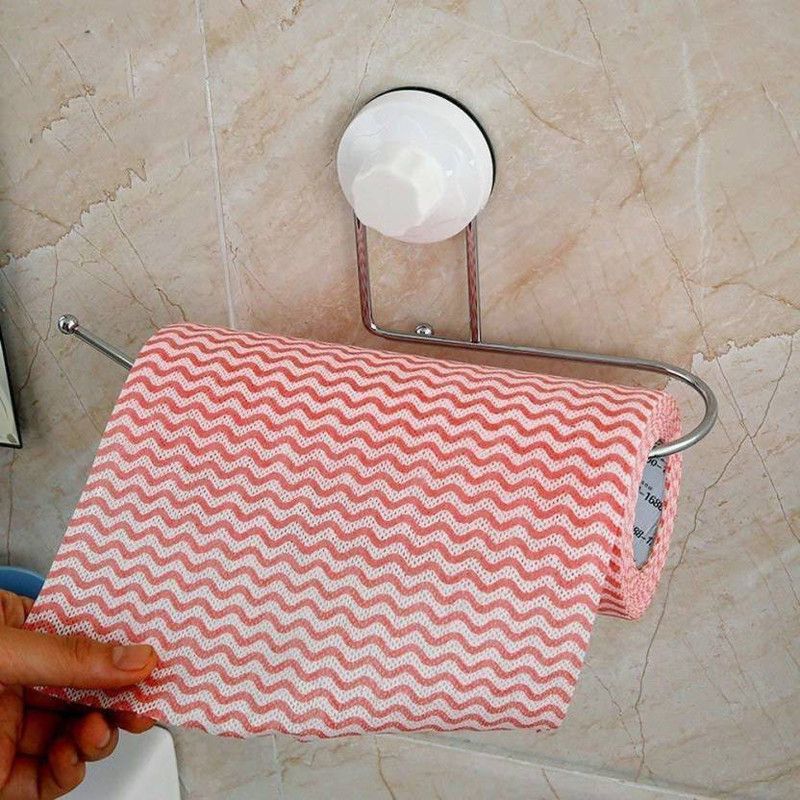 Onshoppy Multifunctional Stainless Steel Kitchen Towel Rack, Tissue Holders and Toilet Paper Holder for Bathroom & Kitchen White Towel Holder  (Stainless Steel)