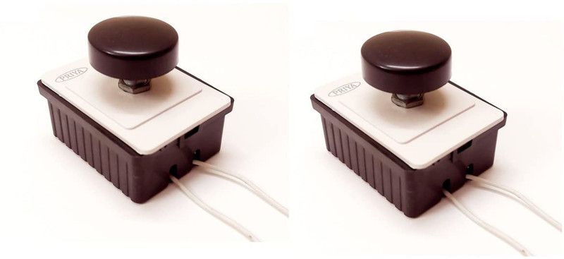 ERH India (Pack of 2) Cooler Fan Speed Regulator Rotary Switch Regulator Speed Controller for Coolers/Table Conventional Box Regulator