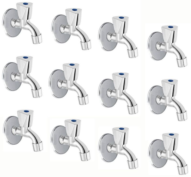 FLO Premium quality stainless steel Acura Bib Cock Tap - Pack of 12 Bib Tap Faucet  (Wall Mount Installation Type)