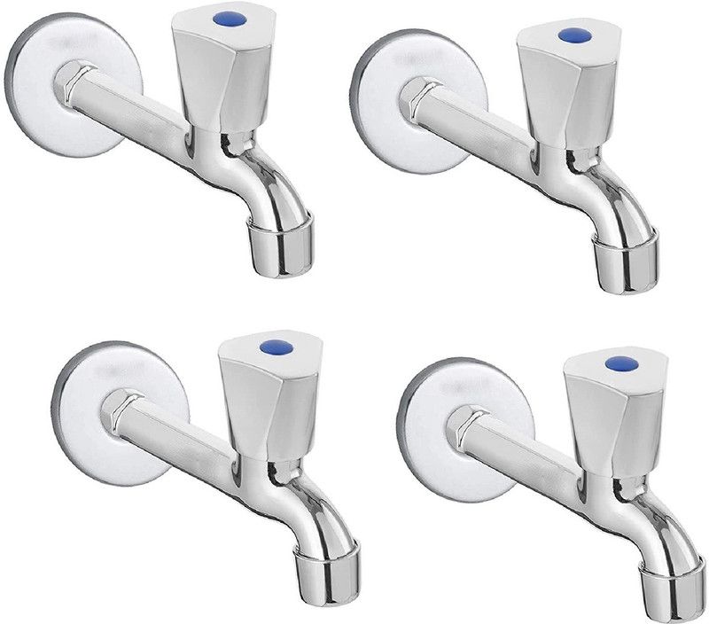 HOME13 Premium Quality Stainless Steel Acura Long body Tap - Pack of 4 Bib Tap Faucet  (Wall Mount Installation Type)