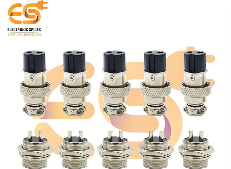 Electronic Spices AVIATION -CONNECTOR158 aviation connectors Wire Connector  (Multicolor, Pack of 5)