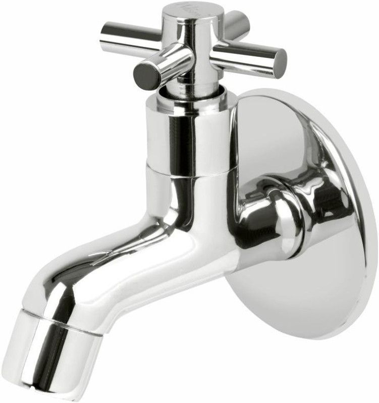 Panthera Brass Metal With Bathroom/Kitchen Bib Tap with Foam Flow Chrome Platting Luxurious Bip Tap Brass Metal Bib Tap with Foam Flow Chrome Platting Luxurious Bip Tap For Bathroom and Kitchen Bib Tap Faucet  (Wall Mount Installation Type)