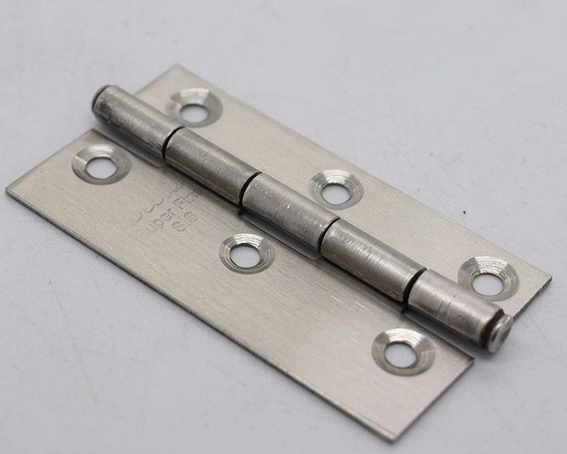 aaryason Butt/Mortise Self Closing Hinge_24 Butt/Mortise Hinge  (Silver Pack of 3)