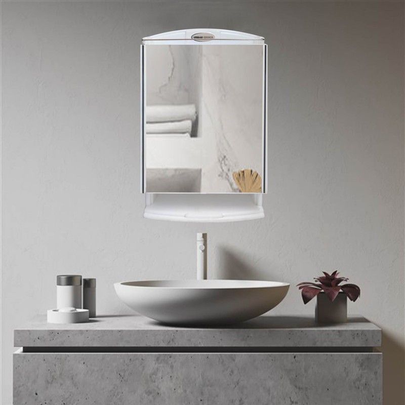 URBAN CHOICE Washbasin Mirror & Bathroom Mirror  (Rectangle Finish : Glossy)