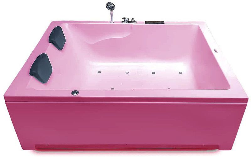 MADONNA Falcon 5 Feet Acrylic With Bubble Bath And Filler System - Pink Free-standing Bathtub  (100 or Above L)