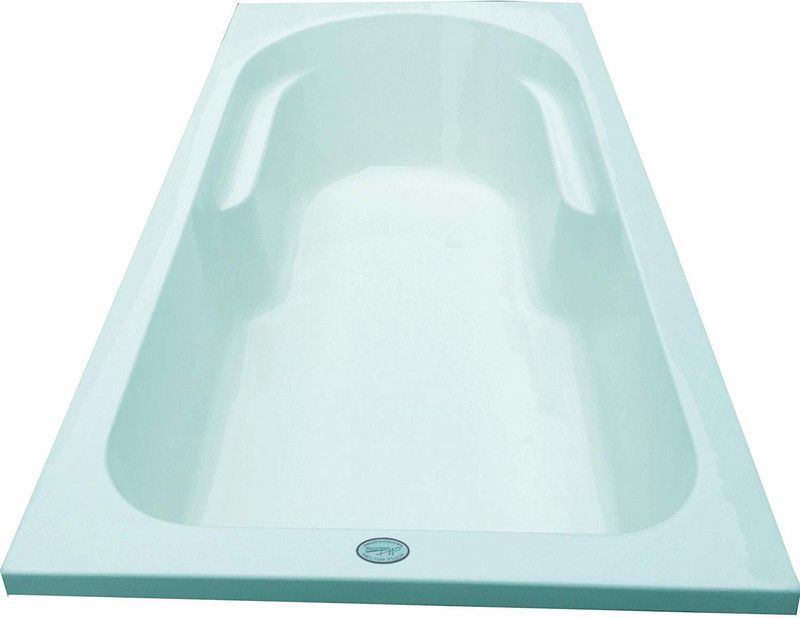 MADONNA ALEFIXCYA MADONNA Alexander Acrylic 6 feet Rectangular Bathtub - Cyan Blue Undermount Bathtub  (100 or Above L)