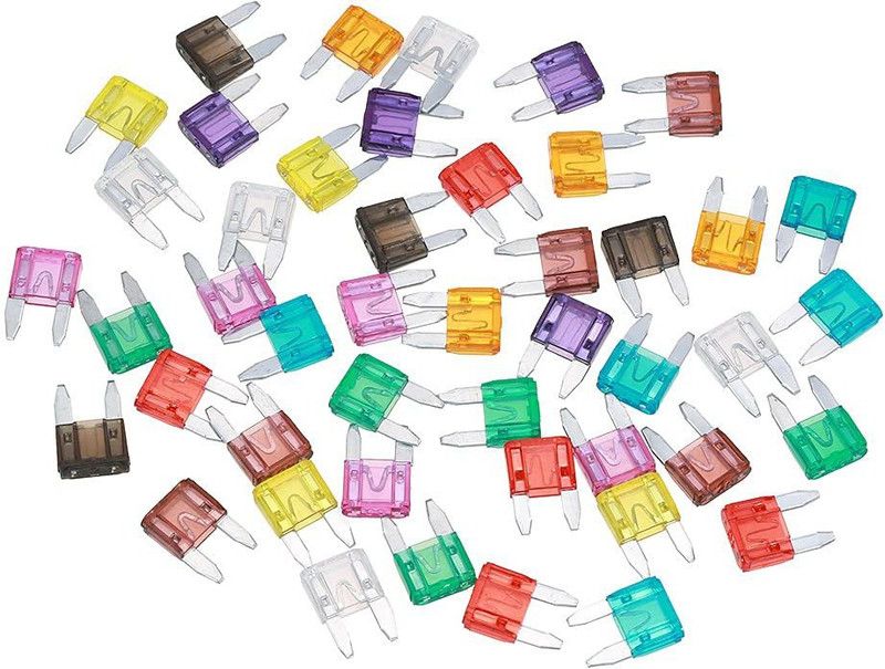 THE BLP Electrical Mini Blade Fuse 5 AMP to 40 AMP For Bike, Car and Truck (Pack of 40) Mini Fuse (Pack of 40) Electrical Fuse  (5-40 Amperes A)