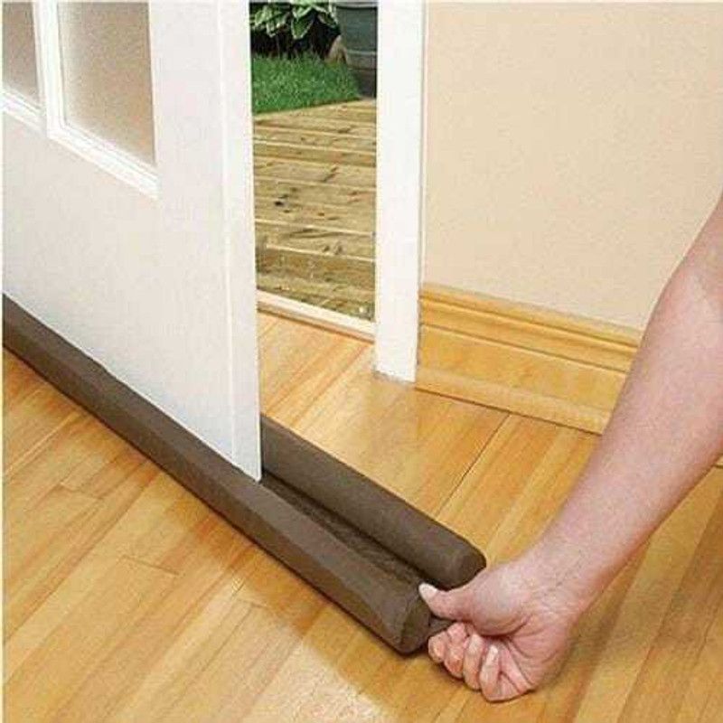 RICEPROP Door Bottom Sealing Strip Guard for Home Door Stoppers Seal(39 Inch,Pack Of 4) | Door Mounted Door Stopper  (Multicolor)