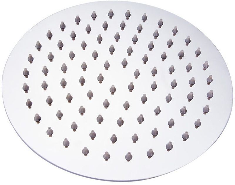 blaze world Wall Mounted Advance Technology Slim Rain Shower Round Body 2mm Thikness Chrome Finished Made In India 4*4(1) Shower Head