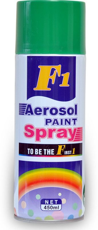 F1 SHINE GREEN Spray Paint 450 ml  (Pack of 1)
