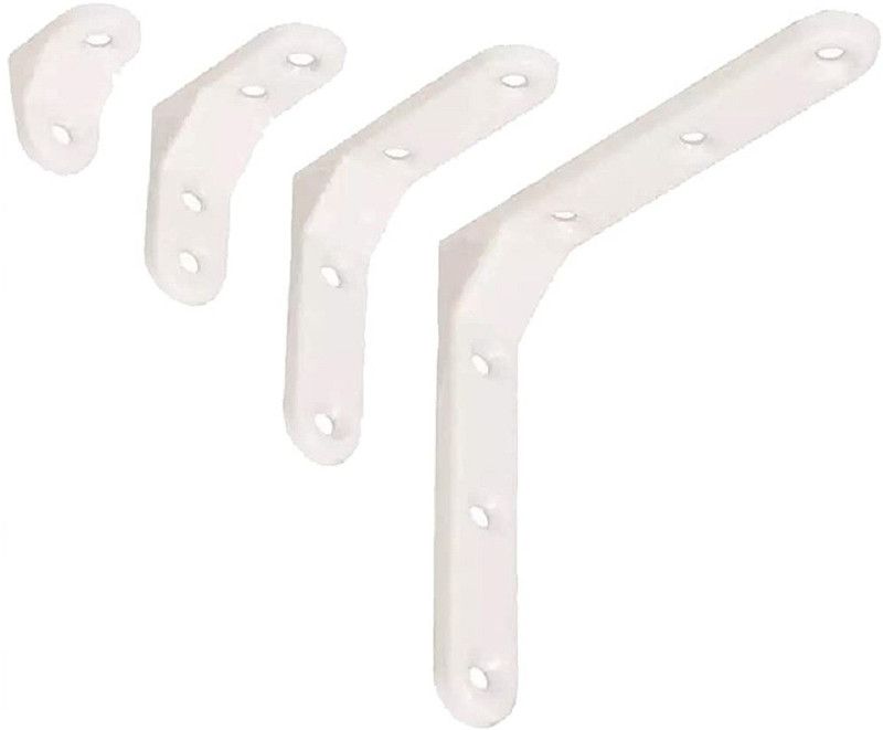 DIY Crafts Right Angle Shelf Metal Corner Support Bracket Cabinet (Multicolour) (Design No # 5, Pack of 4 Pcs) 17 x 13 x 20mm Shelf Bracket  (Iron)