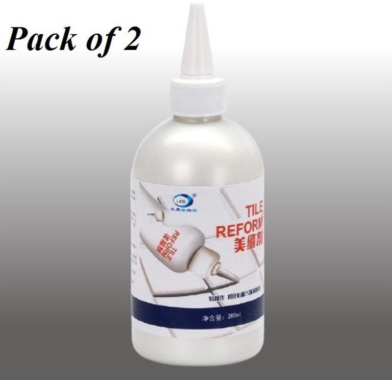 Porquepine Tile Reform Glue Waterproof Grout Sealant Adhesive glue gap filler Crack Filler  (560 ml)