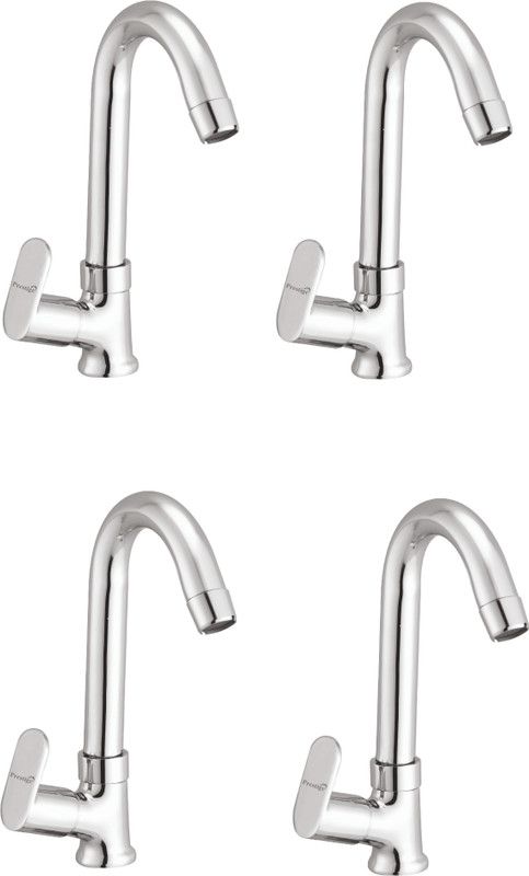 Prestige Ocean Swan Neck-Pack Of 4 Pillar Tap Faucet  (Wall Mount Installation Type)
