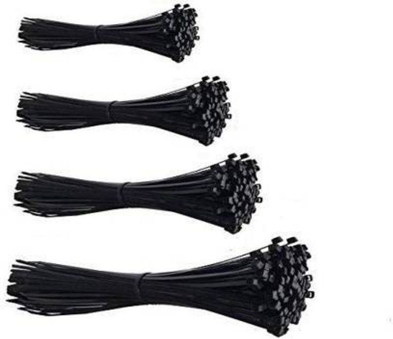 greengrow Nylon Cable Tie 100 pcs of 10 inch - Black Nylon Standard Cable Tie Nylon Cable Wraptor Cable Tie  (Black Pack of 1)