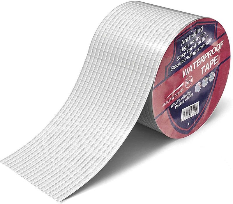 silverwyn 10 Meters Strong Adhesive Waterproof Aluminum Butyl Tape Roof Leak Pipe Rupture Crack Filler  (999 g)