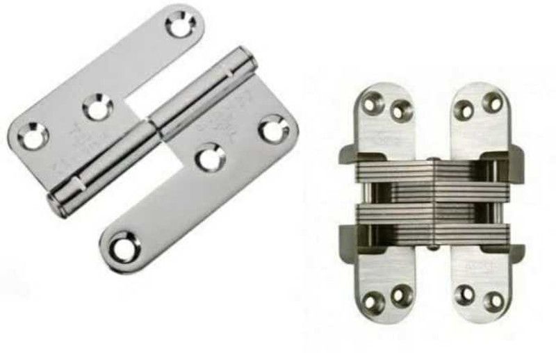 RiseOm RiseOm_Hinge_171 Butterfly Hinge  (Silver Pack of 2)