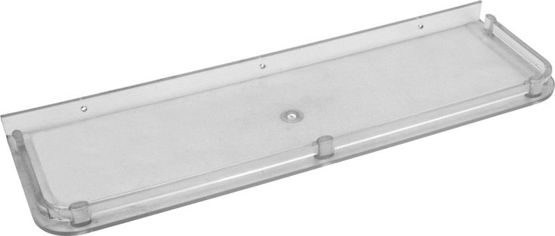 RUHE ABS Wall Mounted square Shelf/Organizer/Storage Rack/Shelf Tray for Kitchen,Bathroom (Anti Rust & Corrosion free) Pack Of 1 Acrylic Wall Shelf  (Number of Shelves - 1, Clear)