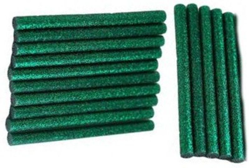 NBS 15 Green Glitter Glue Stick 11mm for 40W glue gun Adhesive  (15 g)