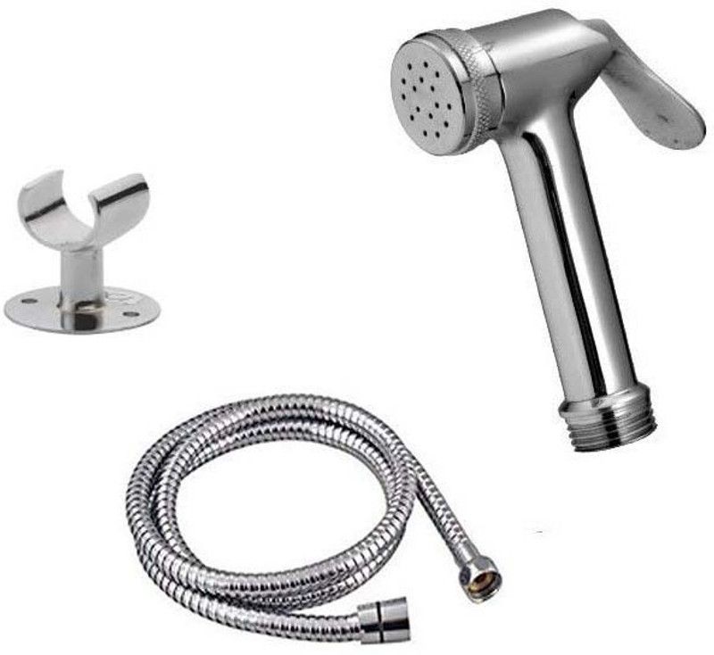 SCW Brass body Strong Bidet baby Shower Health Faucet Jet Spray Strong Hose Pipe With Stand Full Seat Faucet Set