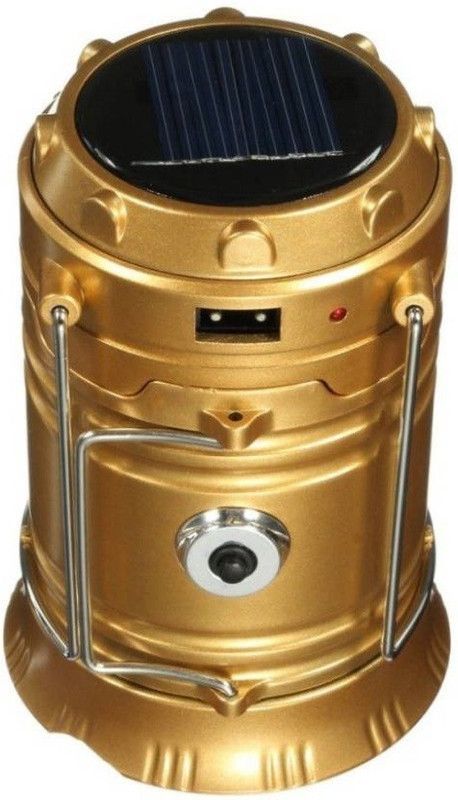 CallStar Camping Lantern Charged Torch Rechargeable Lamp USB Inbuilt Power Bank Solar Light Set  (Free Standing Pack of 1)
